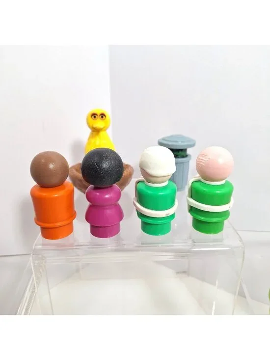 Little People Sesame Street Playset  Lot Vintage Figures Furniture Fisher Price - Picture 9 of 16
